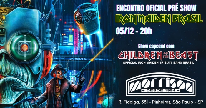 Encontro Oficial De Fãs Iron Maiden Brasil Com Show Especial Children Of The Beast @ São Paulo - SP