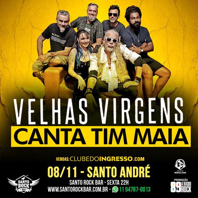 Velhas Virgens Canta Tim Maia - Abertura: Banda Stragha @ Santo André - SP