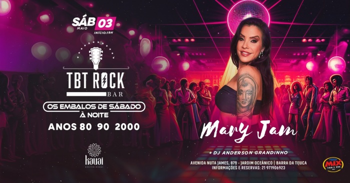 Tbt Rock Bar | Os Embalos De Sábado A Noite @ Rio De Janeiro - RJ