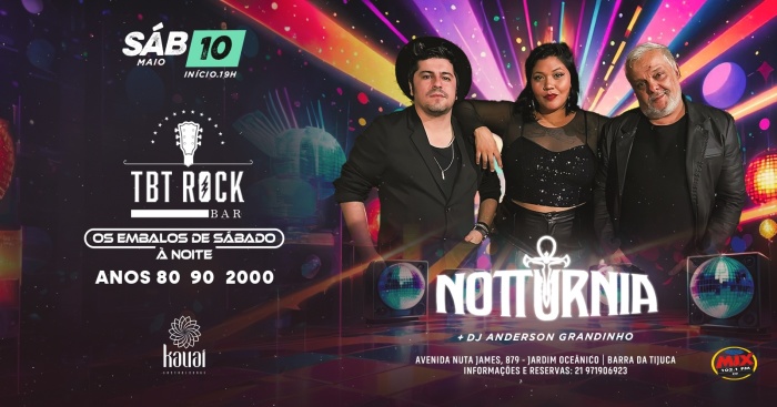 Tbt Rock Bar Barra | Os Embalos De Sábado A Noite @ Rio De Janeiro - RJ