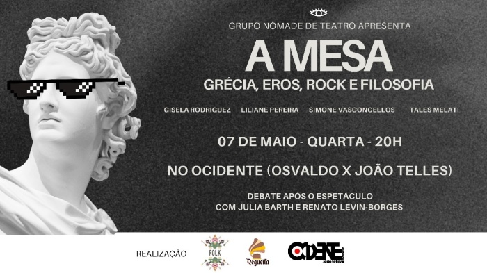 A Mesa - Grécia, Eros, Rock e Filosofia @ Porto Alegre - RS