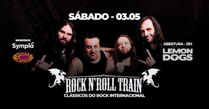 Banda Rock N' Roll Train - Clássicos Do Rock @ Porto Alegre - RS