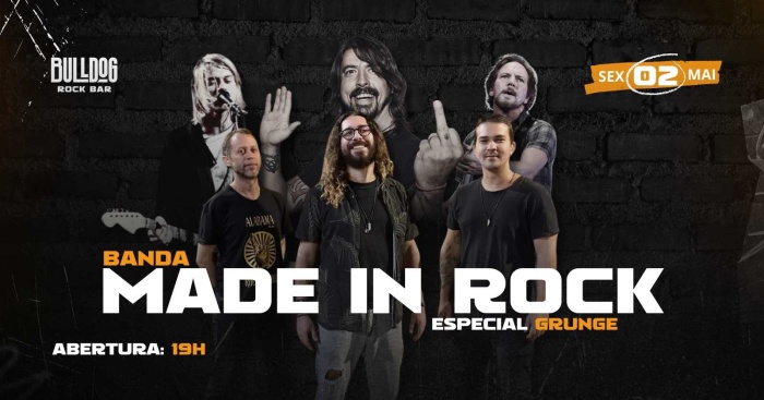 Especial Grunge C/ Banda Made In Rock - Foo Fighters/ Nirvana/ Stone Temple Pilots E Mais... @ Rio De Janeiro - RJ