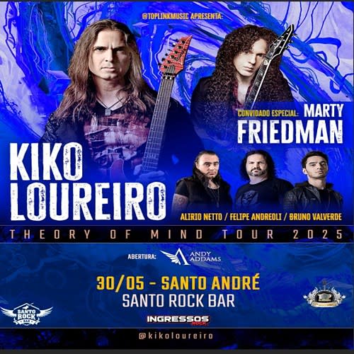 Kiko Loureiro - Theory Of Mind Tour 2025 @ Santo André - SP
