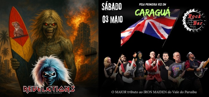 Tributo Iron Maiden Com Revelations @ Caraguatatuba - SP