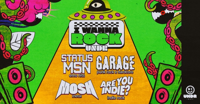 I Wanna Rock Undr | Status MSN + Garage + Mosh + Are You Indie? @ Joinville - SC