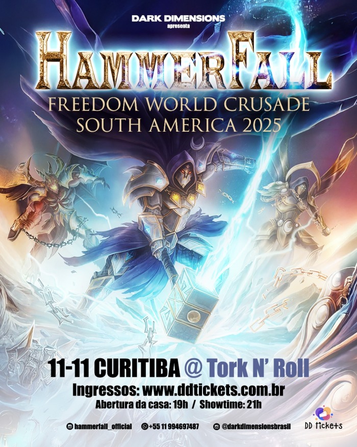 Hammerfall Em Curitiba @ Curitiba - PR