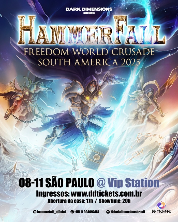 Hammerfall Em São Paulo @ São Paulo - SP
