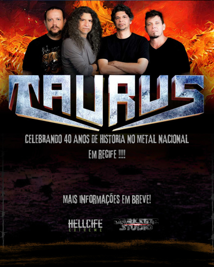 Taurus Em Recife - Tour 40 Anos De Celebração Ao Metal @ Recife - PE