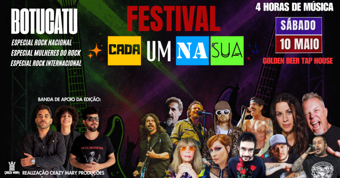 Festival Cada Um Na Sua 1ª Edição @ Botucatu - SP