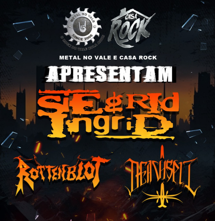 Siegrid Ingrid + Rottenblot + Deathspit @ Campinas - SP