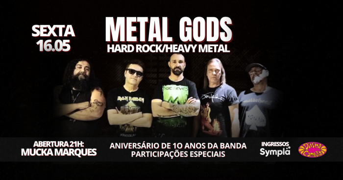 Banda Metal Gods - 10 Anos! @ Porto Alegre - RS