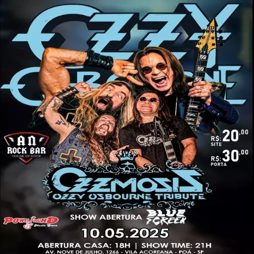 Ozzmosis Ozzy Osbourne & Blue Screen @ Poá - SP