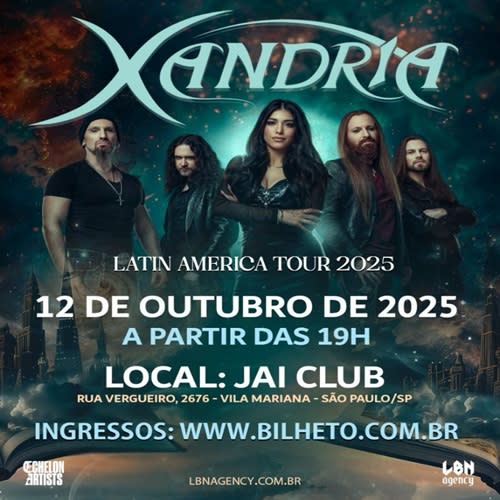 Xandria - São Paulo @ São Paulo - SP