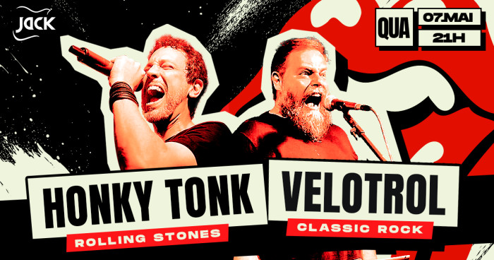 Quarta Jack! Honky Tonk (Rolling Stones) + Velotrol (Classic Rock) @ Belo Horizonte - MG