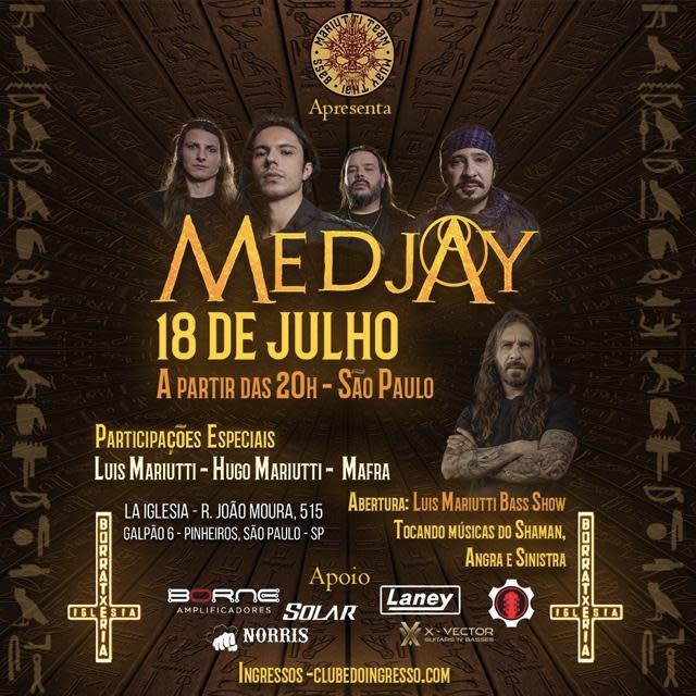 Mariutti Team Apresenta Medjay + Luis Mariutti Bass Show @ São Paulo - SP