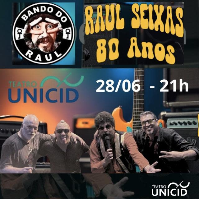 Bando Do Raul Apresenta O Show: Eu, Raul Seixas - 80 Anos @ São Paulo - SP