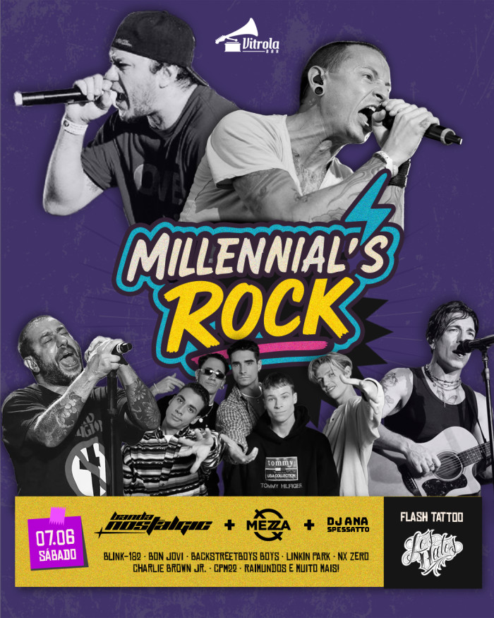 Festa Millennial's Rock - Banda Nostalgic + Banda Mezza @ Londrina - PR