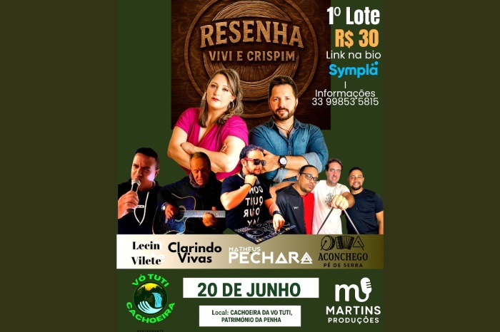 Resenha Vivi e Crispim @ Divino De São Lourenço - ES