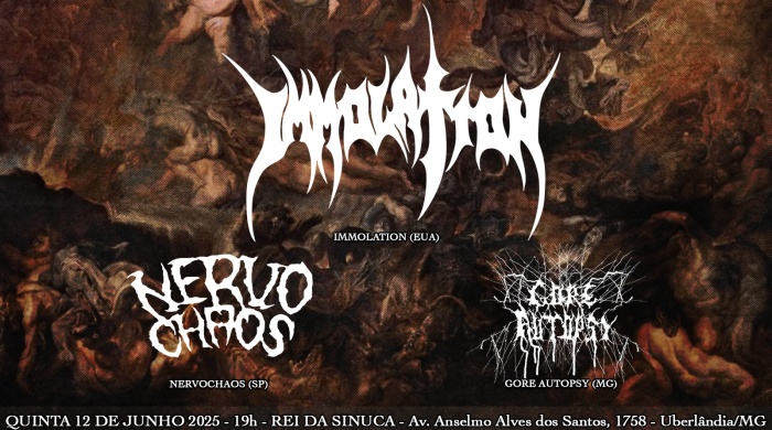 Immolation - NervoChaos - Gore Autopsy @ Uberlândia - MG
