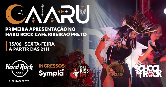 Caaru Ao Vivo - Rock N Roll Xamânico @ Ribeirão Preto - SP