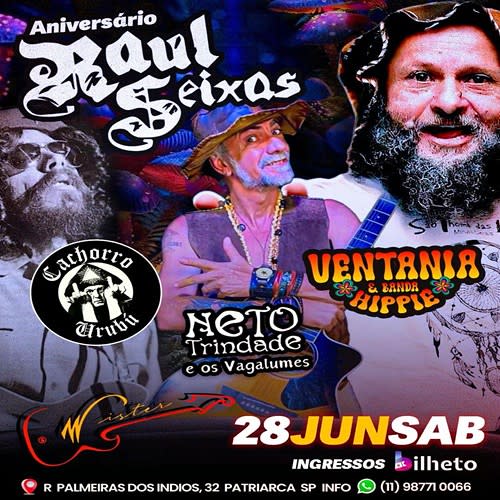 Ventania e Banda Hippie no Mister Rock @ São Paulo - SP