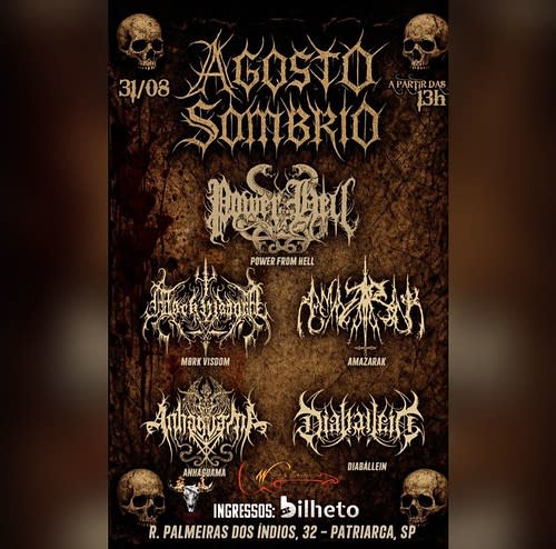 Agosto Sombrio @ São Paulo - SP