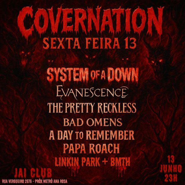 Covernation Sexta Feira 13 @ São Paulo - SP