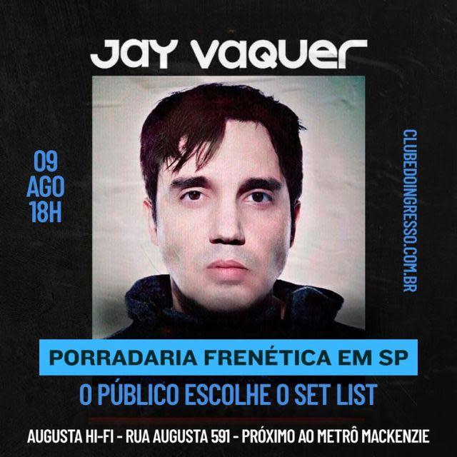 Jay Vaquer Em Sp - Porradaria Frenética @ São Paulo - SP