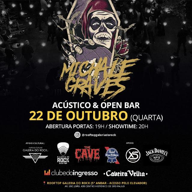 Michale Graves - Acústico & Open Bar @ São Paulo - SP