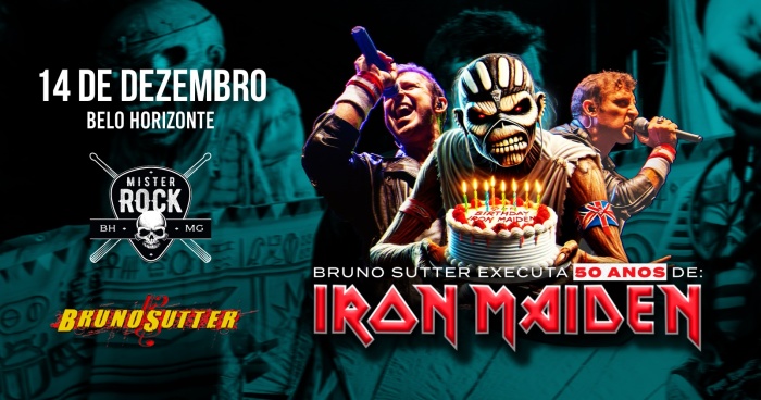 14/12 - Bruno Sutter Executa 50 Anos De Iron Maiden @ Belo Horizonte - MG
