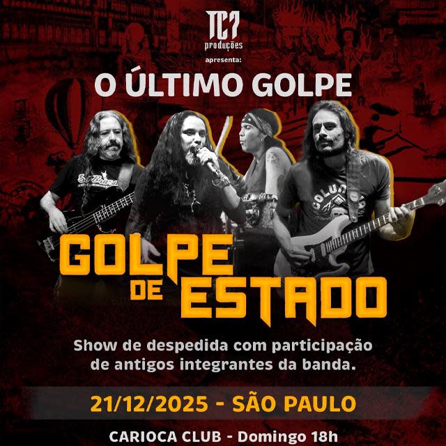 Golpe De Estado - Show De Despedida Da Banda @ São Paulo - SP
