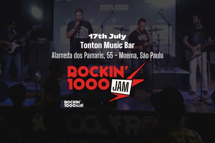Rockin'1000 Rock Jam - Tonton Jazz @ São Paulo - SP