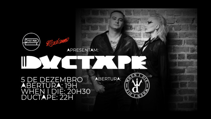 Post Punk Brasil Apresenta: Ductape @ São Paulo - SP