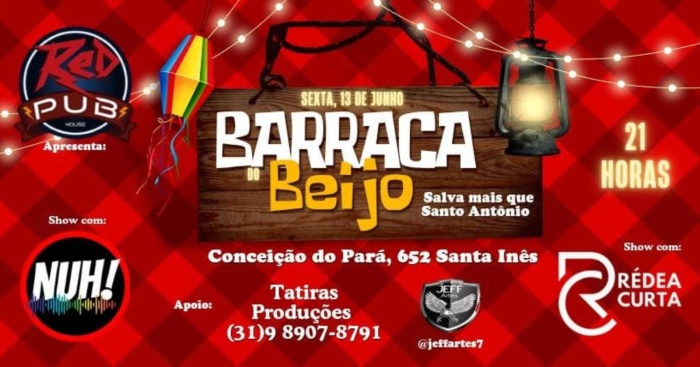 Barraca Do Beijo Salva Mais Que Santo Antonio @ Belo Horizonte - MG