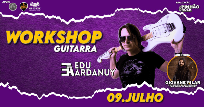 Semana do Rock - Workshop de Guitarra com Edu Ardanuy em Curitiba @ Curitiba - PR