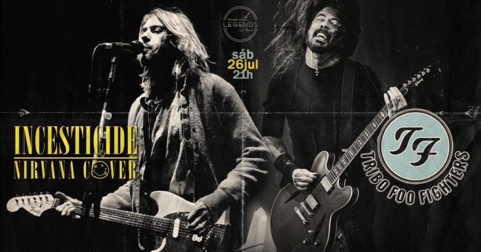 Bandas Tributo: Tribo Foo Fighters & Incesticide Nirvana Cover @ São Paulo - SP