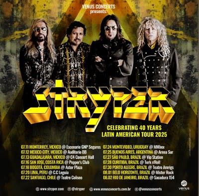 Meet & Greet - Stryper Celebrating 40 Years @ Lima - ES
