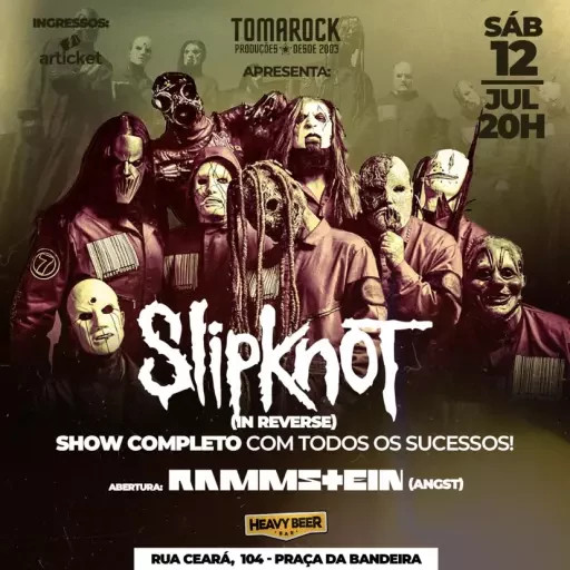 Slipknot Cover + Rammstein Cover @ Rio De Janeiro - RJ