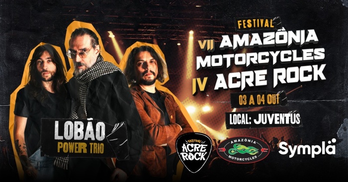 Lobão Power Trio No Acre Rock Festival E Amazônia Motorcycles @ Rio Branco - AC
