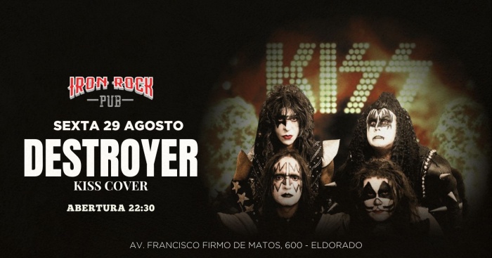 Iron Rock - Destroyer Kiss Cover @ Contagem - MG