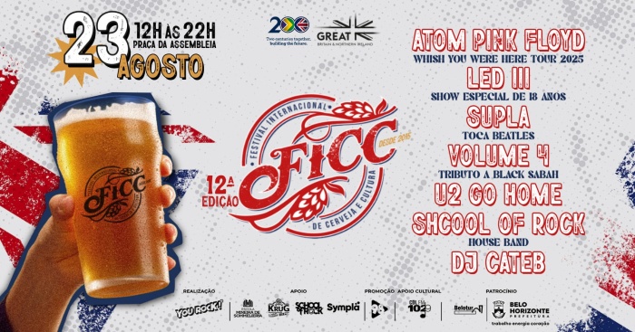 12ª Edição Festival Internacional De Cerveja E Cultura - Ficc Ano X @ Belo Horizonte - MG