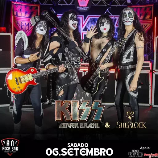 Kiss Cover Brasil & Sherlock @ Poá - SP