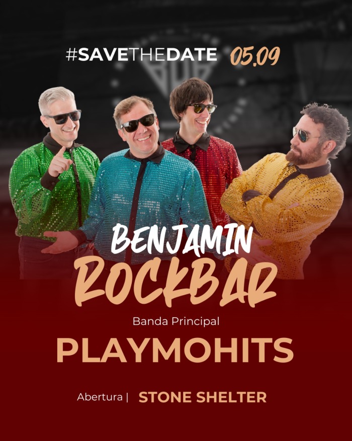 05.09 - BRB - Benjamin Rock Bar - PLAYMOHITS FLASH ANOS 80 + BANDA STONE SHELTER @ Piracicaba - SP