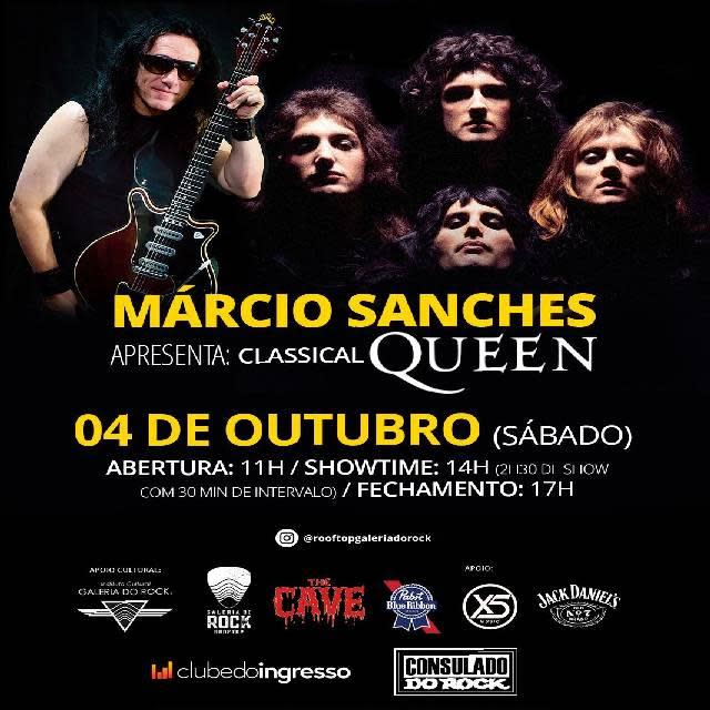 Márcio Sanches Apresenta Classical Queen @ São Paulo - SP