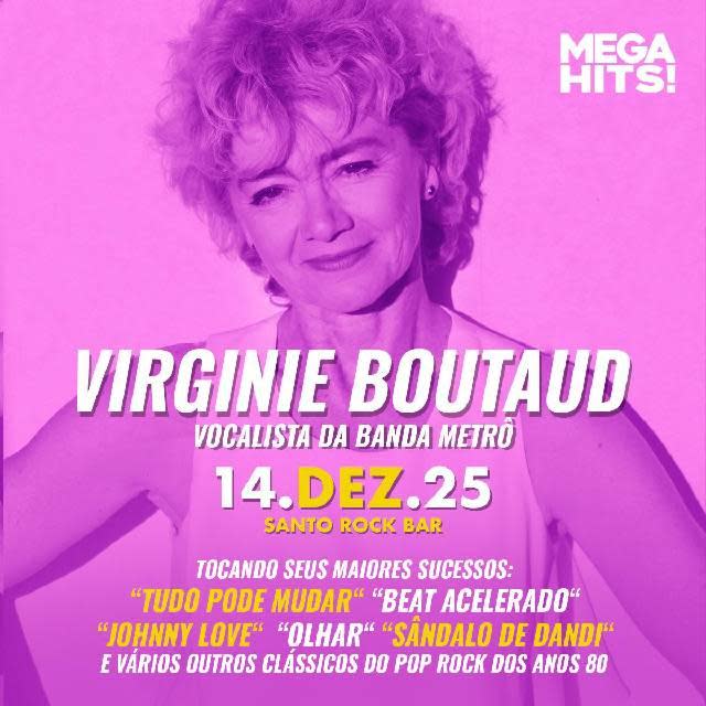 Virginie Boutaud Canta Metrô (Clássicos do Pop Rock Anos 80) @ Santo André - SP