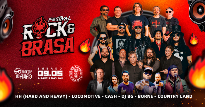 1° ROCK & BRASA DO ANO no Rooftop do Avião @ Contagem - MG