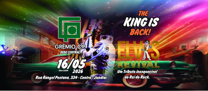 ELVIS REVIVAL - TRIBUTO AO REI DO ROCK @ Jundiaí - SP