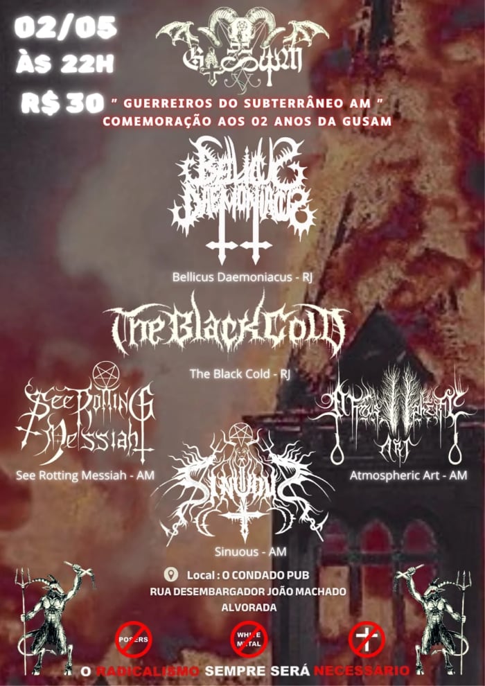 GUERREIROS DO UNDERGROUND SUBTERRÂNEO AM @ Manaus - AM