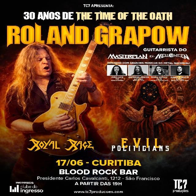 Roland Grapow em Curitiba @ Curitiba - PR